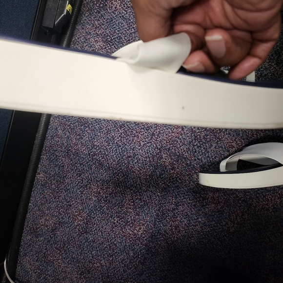 Franco Sarto White Janey Platform Flip Flop Sandal. Size 11. - Picture 10 of 11